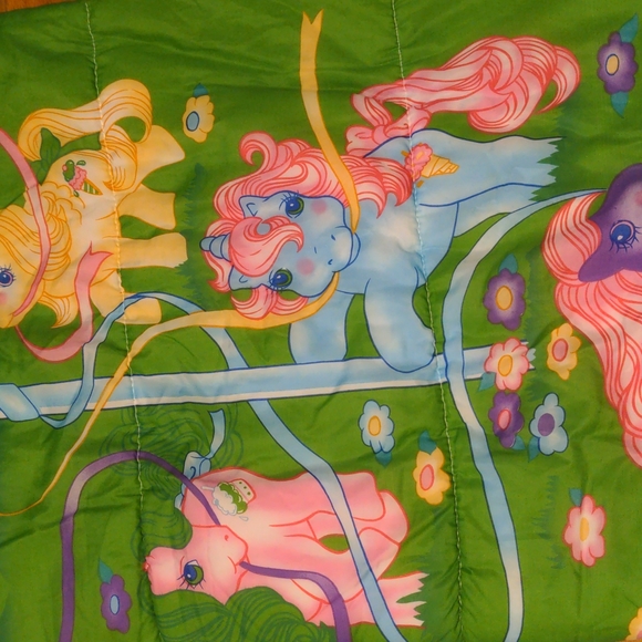 Vintage VTG My Little Pony Sleeping Bag Maypole 1988 - Picture 17 of 17